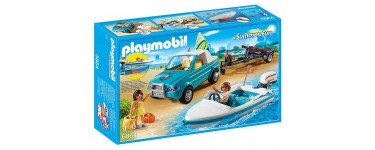 King Jouet: Playmobil Voiture avec bateau et moteur submersible (6864) à 19,99€
