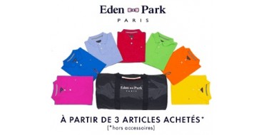 Eden Park: 1 Duggle Bag offert dès 3 articles achetés