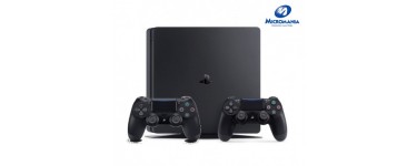 Micromania: La console PS4 Slim noire ou blanche + une deuxième manette officielle à 249,99€