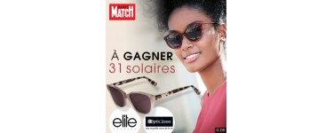 Paris Match: 31 paires de lunettes solaires Elite à gagner