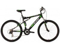 Go Sport: VTT Tout suspendu 26'' Slyder noir TC 51 cm KS Cycling à 193,24€