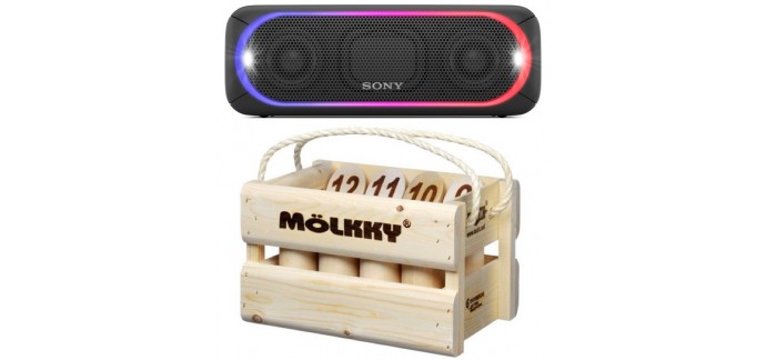 Cultura: 1 enceinte Bluetooth Sony XB30 achetée = 1 jeu de Mölkky offert