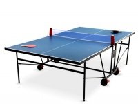 eBay: Table de ping pong INDOOR bleue, avec 2 raquettes et 3 balles à 199,90€