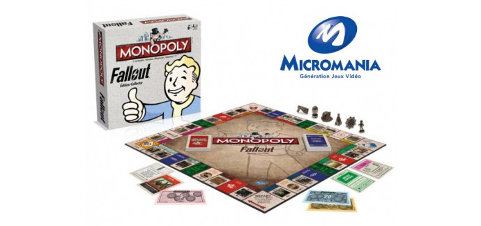 Micromania: Jeux Monopoly éditions Nintendo, Fallout et DC Comics à 15,99€ au lieu 39,99€