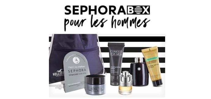 Sephora: 6 minis produits pour Homme et un sac Hollister offerts dès 80€ d'achats
