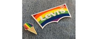 Levi's: 1 pin's ou 1 patch exclusif offert lors de l'achat d'un top ou bas Pride