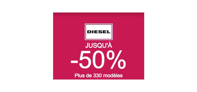 Spartoo: Jusqu'à -50% sur la marque Diesel