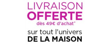 Truffaut: La livraison offerte dès 49€ d'achats dans l'univers de la maison