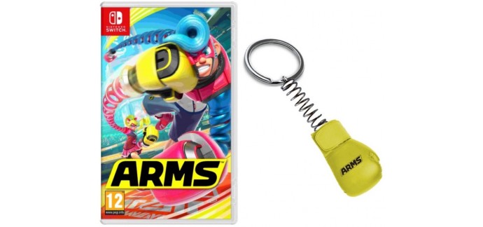 Micromania: 1 porte-clefs offert pour les premiers acheteurs du jeu Arms sur Nintendo Switch