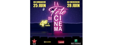 Gaumont Pathé: Place de ciné à 4€ pendant la fête du Cinéma 2017 du 25 au 28 juin