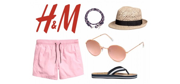 H&M: -30% sur une sélection de maillots de bain, lunettes de soleil, tongs...
