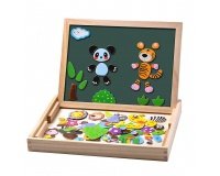 Amazon: Puzzle en Bois Magnétique Uping 100 Pièces Animaux et Plantes à 12,99€