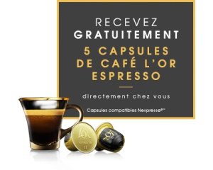 L'Or Espresso: Recevez gratuitement 5 capsules de café l'OR Espresso