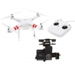 Cdiscount: Drone DJI Phantom 2 "Upgraded" V2.0 et Zenmuse H4-3D en soldes à 399€