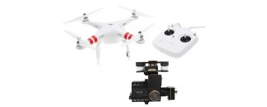 Cdiscount: Drone DJI Phantom 2 "Upgraded" V2.0 et Zenmuse H4-3D en soldes à 399€