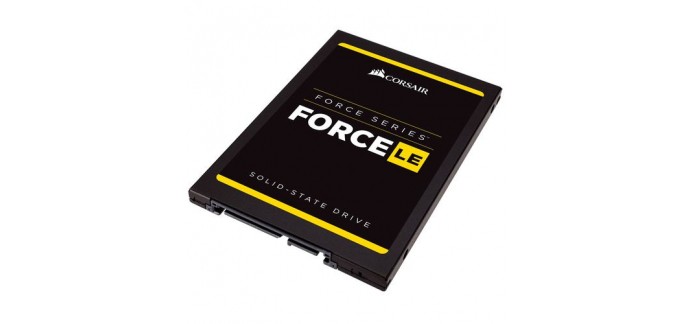 TopAchat: Disque SSD Corsair Force LE200 480Go de stockage en soldes à 129,90€