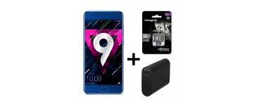 Cdiscount: Smartphone Honor 9 + Batterie Ext. 9000 mAh + carte SD 32Go à 399€ (30€ via ODR)
