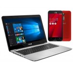 Cdiscount: PC Portable 15,6" ASUS - RAM 4 Go - Windows 10 - Core i5 - HDD 1To + ZenFone Go