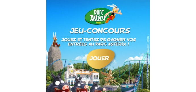 Carrefour: Tentez de remporter 2 places pour le parc Asterix