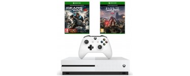 Cdiscount: Pack Xbox One S 500Go + Halo Wars 2 + Gears of War 4 passe de 438,38€ à 199,99€