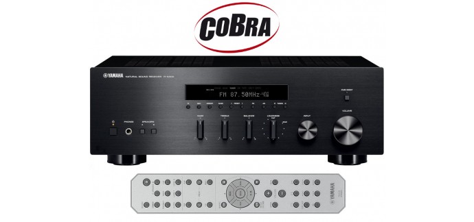 Cobra: Ampli hi-fi audiophile Yamaha R-S300 2x55Watts en soldes à 199€ au lieu de 359€
