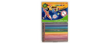 Cultura: Boîte de 18 crayons de couleur Kids Evolution de Bic à 2,34€