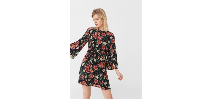 Mango: Robe légère à fleurs en soldes à 29,99€