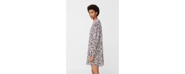 Mango: Robe fluide imprimé floral en soldes à 29,99€ au lieu de 49,99€