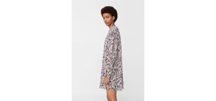 Mango: Robe fluide imprimé floral en soldes à 29,99€ au lieu de 49,99€