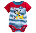 Disney Store: Le body Mickey et Pluto en coton bio en soldes à 9,10 € au lieu de 13 €