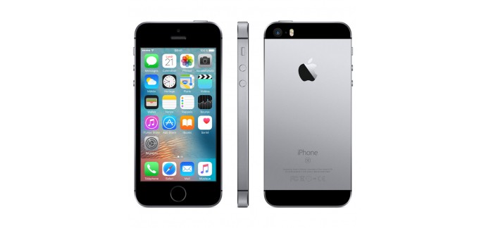 Rakuten: Apple iPhone SE 32 Go Gris à 314€ + 16,45€ offerts en bon d'achat