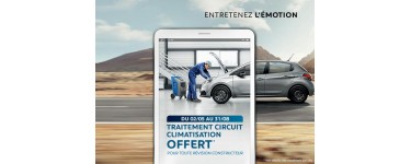 Peugeot: 1 révision constructeur PEUGEOT = l’entretien du système de climatisation offert