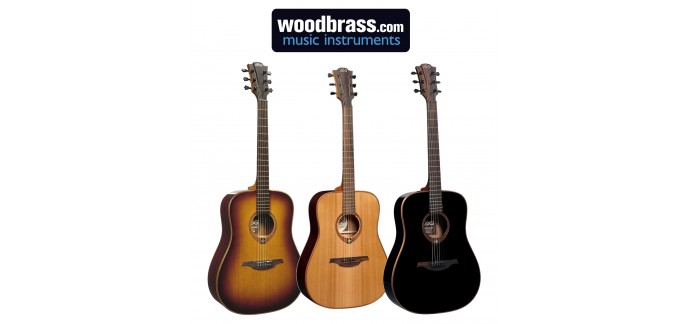 Woodbrass: Guitare acoustique LÂG T100 à 199€ au lieu de 368€