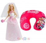 ToysRUs: 1 coussin de voyage Barbie offert dès 25€ d'achat de jouets Barbie