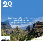 Go Voyages: 1 vol pour 2 personnes vers La Réunion en partageant une photo sur Instagram