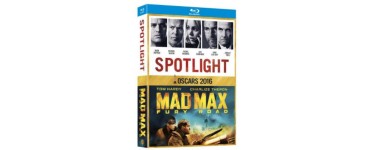 Fnac: Coffret Blu-ray Oscars 2016 2 films Spotlight et Mad Max Mad Fury à 6,99€