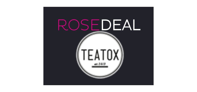 Veepee: Rosedeal Teatox avec les bons d'achat de 20 ou 40€ à moitié prix