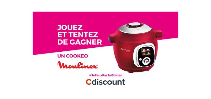 Cdiscount: Un Cookeo de la marque Moulinex à gagner sur la page Facebook Cdiscount