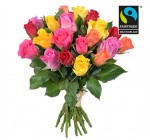 Aquarelle: Livraison gratuite pour l'achat du bouquet Arlequin à 20 roses