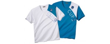 Atlas for Men: Lot de 2 Tee-Shirts Cup 9 à 9€ au lieu de 30€
