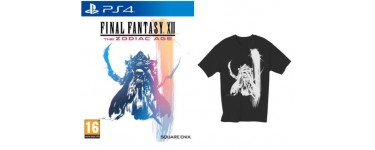 Fnac: Un t-shirt Final Fantasy offert pour l'achat du jeu FF XII The Zodiac Age PS4