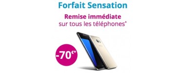 Bouygues Telecom: - 70€ sur tous les smartphones en souscrivant un Forfait Sensation 50Go 24 mois