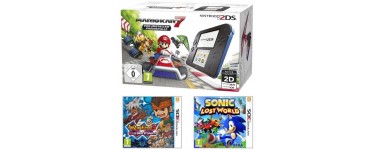 Cdiscount: Nintendo 2DS + Mario Kart 7 + Inazuma Eleven 3 + Sonic Lost World à 99,99€