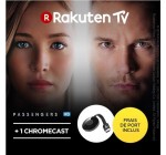 Rakuten: 1 clé Chromecast + le film Passengers en location pendant 48h pour 22,99€