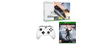 Amazon: Xbox One S 500Go + Forza Horizon 3 + Manette + Rise of the Tomb Raider à 229,99€