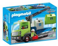 Cultura: Camion avec grue et conteneurs à verre - Playmobil - 6109 à 24,99€