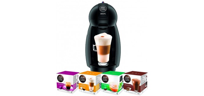 Amazon: Machine à Café à Capsules Krups YY2283FD Nescafé Dolce Gusto Piccolo à 29,99€