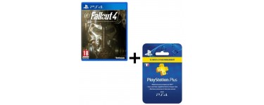 Cdiscount: Abonnement Playstation Plus (PS4) 1 an + Fallout 4 à 49.99 € 