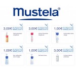 Mustela: De 1€ à 3€ offerts en bons de réduction à imprimer sur de nombreux soins Mustela