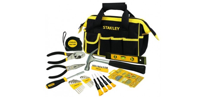 Amazon: -25% de remise sur une sélection de coffrets d'outils de la marque Stanley